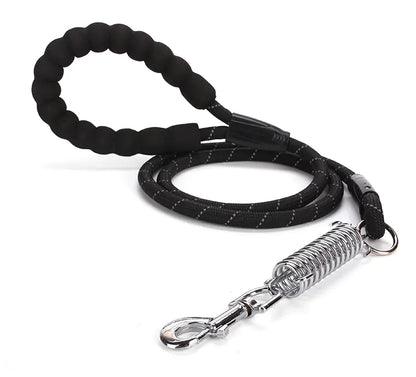 Spring Explosion-Proof Pet Leash with Reflective Nylon