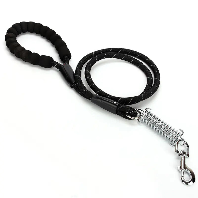 Spring Explosion-Proof Pet Leash with Reflective Nylon