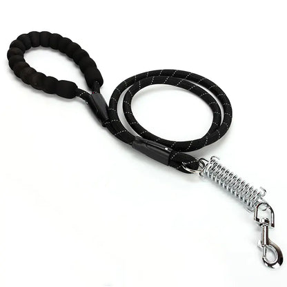 Spring Explosion-Proof Pet Leash with Reflective Nylon