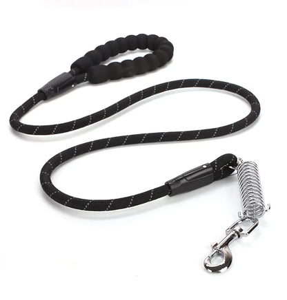 Spring Explosion-Proof Pet Leash with Reflective Nylon